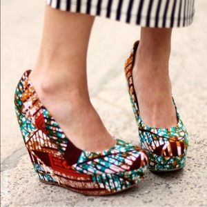 ALDO multicolored wedges