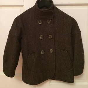 Bcbgmaxazria cropped wool coat