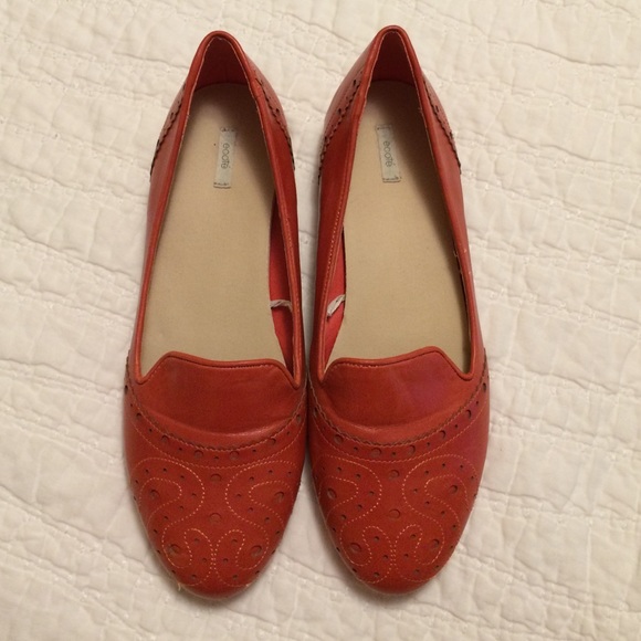 Ecoté red loafers