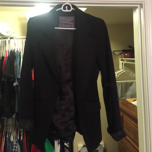 A black blazer
