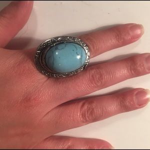 Oval Turquoise Ring