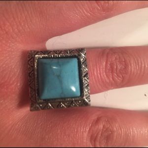 Square Turquoise Ring