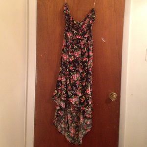 High low floral dress