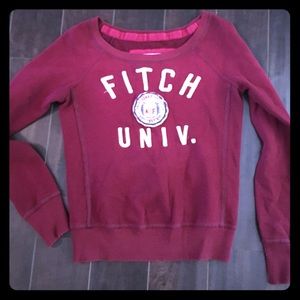 Burgundy Abercrombie and Fitch sweater