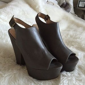 Platform booties