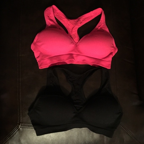 Victoria's Secret Pink Racerback Push-Up Sport Bra
