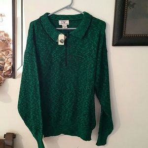 Cozy green sweater nwt