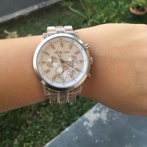 Michael Kors clear watch