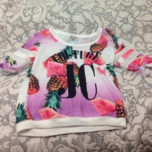 Watermelon and pineapple juicy couture shirt