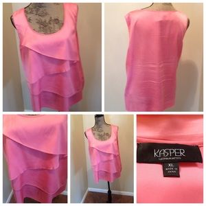 Kasper Separates - Pink Top