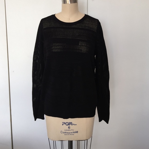 NWT - Vince. open variegated knit sweater