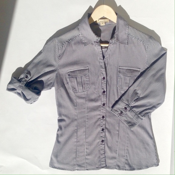 Striped Button Down - Picture 1 of 4