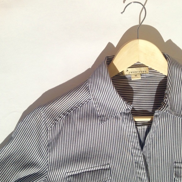 Striped Button Down - Picture 2 of 4
