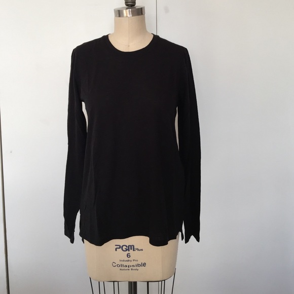 NWT- Vince cotton slub long sleeve tee