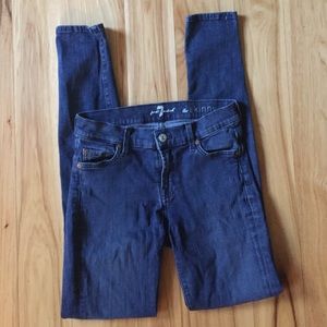 7 For All Mankind Skinny Jeans Size 26