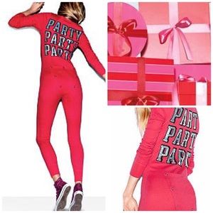 Victoria's Secret PINK "PARTY PARTY PARTY" Onesie