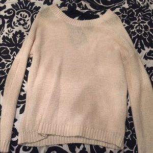 Sweater with bow back