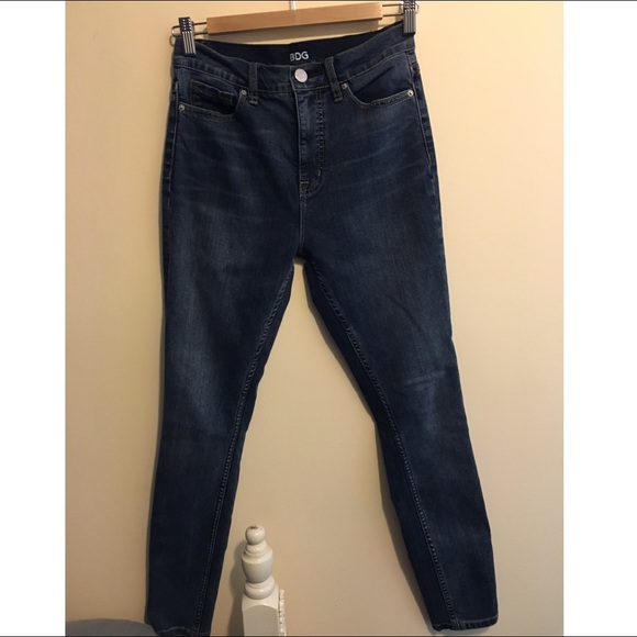 High Waisted Blue Jeans