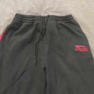 In n out branded sweatpants men's size large