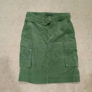 Ralph Lauren Corduroy skirt. Green