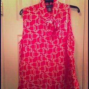 George sleeveless silky top