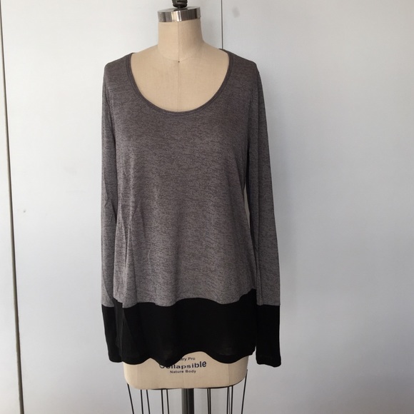 NWT- Vince. long sleeve color-block tee