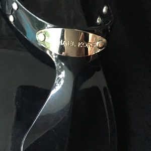 Black Michael Kors sandals never been worn