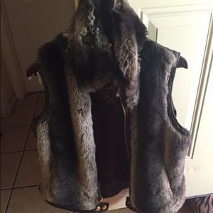 Faux fur Vest size L