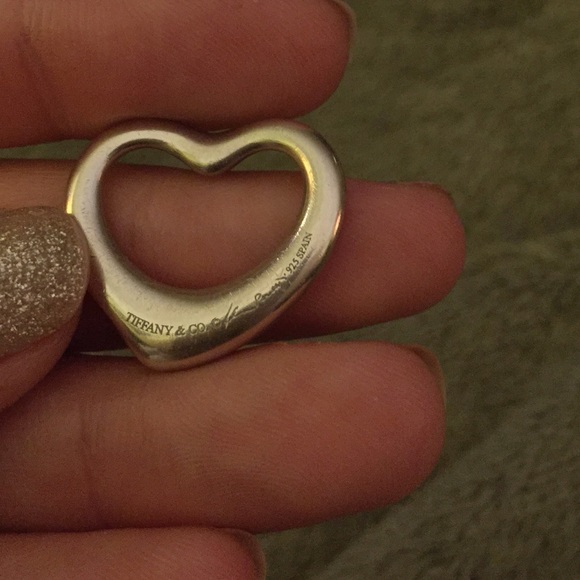 Tiffany & Co. Elsa Peretti heart pendant.