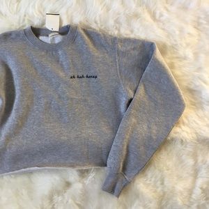 UH HUH HONEY Brandy Cropped Sweater