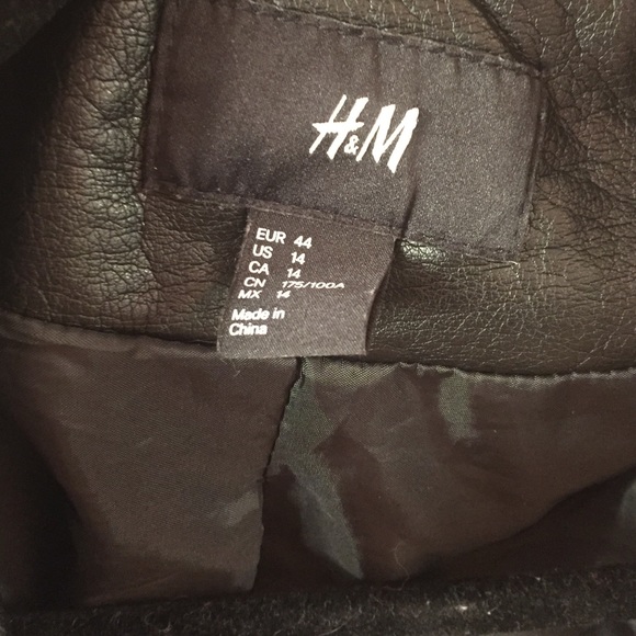 H&M Jackets & Coats - H&M faux leather jacket H&M Jackets & Coats - H&M faux leather jacket