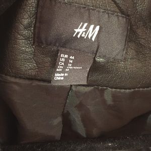 H&M Jackets & Coats - H&M faux leather jacket H&M Jackets & Coats - H&M faux leather jacket