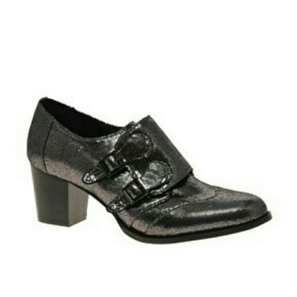 Asos beautiful metallic monk heel