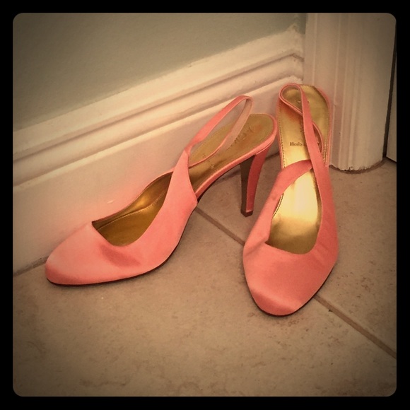 Size 7 1/2 pink j crew dress shoes