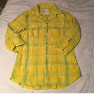 American Eagle Plaid Top