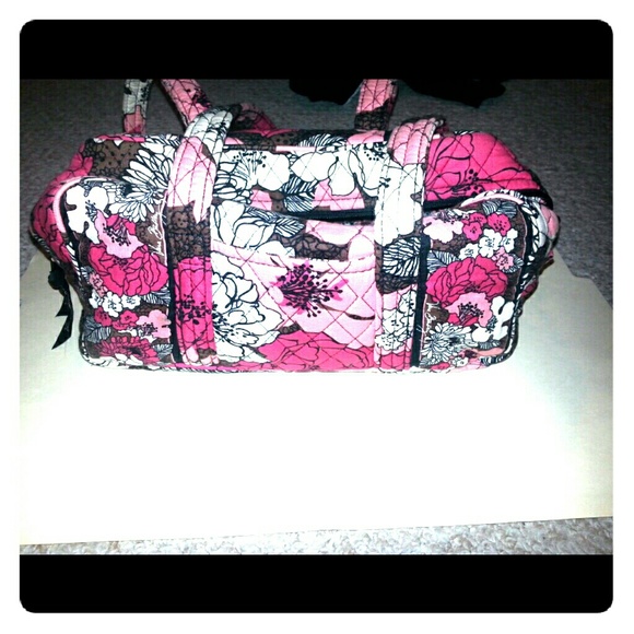 Vera Bradley Mocha Rouge Purse