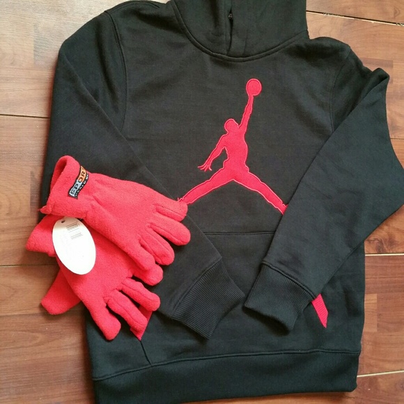 Nwot BOYS Jordan Hooded Sweater - Large 10-12