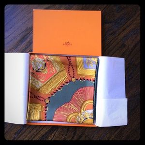 Hermès Paris - Poste et Cavalerie silk scarf