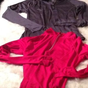 2 Large Fitness Shirt/Jacket Bundle