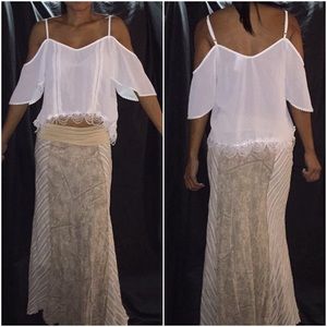 White off shoulder blouse