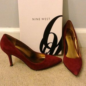 Nine West Faux Suede Heels