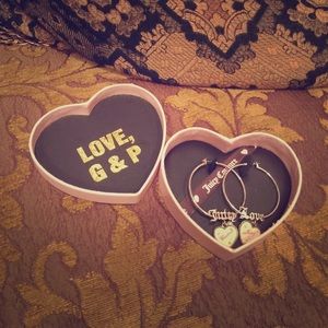 Juicy couture hoop earrings