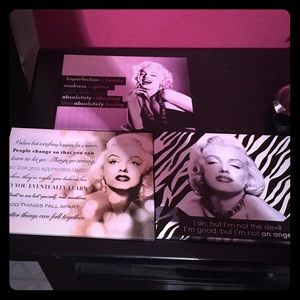 3 Marilyn Monroe canvas