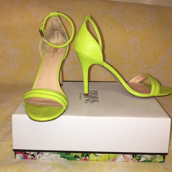 Neon Green Minimalist Heel