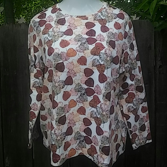 Croft & Barrow Tops - Croft & Barrow Long Sleeve Knit Top Size 1X
