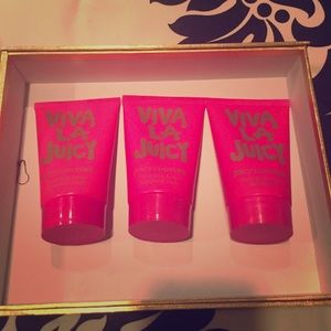 Viva La Juicy lotions and shower gel