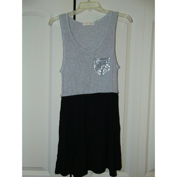 Rewind black and gray dress - Picture 1 of 2