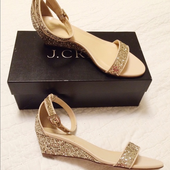 J Crew wedge sandals