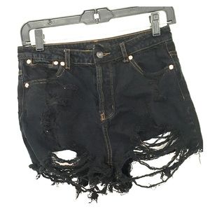 Forever 21 high waisted ripped shorts