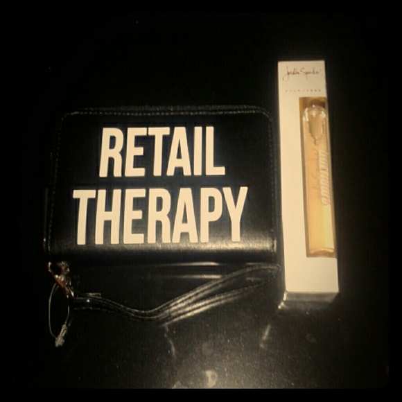 Small Black hand-bag  & Julia Sparks. Perfume